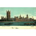 Houses Of Parliament, London, Rare Hartmann Pos...