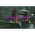 Tower Bridge, London, Valentines Moonlight Post...