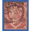 GB QV 1870 1.5d LAKE RED PLATE 1 PL SG52 GU