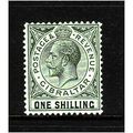GIBRALTAR 1912 SG 81 1s BLACK AND GREEN M / MINT#1