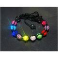 Colour Disco Ball Crystal Black Hematite Shamba...