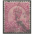 India 1912 SG184 12a Claret Good/Fine Used ... ..
