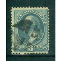 Used 184 3c George Washington Barely Clears M00587