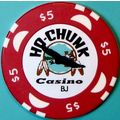 Ho-Chunk. $5 Casino Chip. Baraboo, WI. M20.