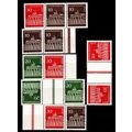 GERMANY BERLIN [11] Lot ( **/mnh ) Zusammendrucke