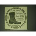 1900 Hood Rubber Co. Boots Ad - Save colds! Sav...