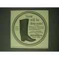 1900 Hood Rubber Co. Boots Ad - Snow will be de...