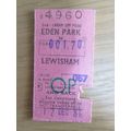 BR Eden Park - Lewisham Rtn Ticket 1986