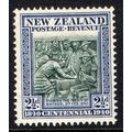 New Zealand Sg617 2 1/2d blue-green & blue FRES...