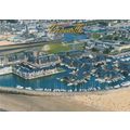 Deauville Port France Postcard unused VGC