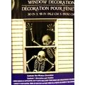 "HALLOWEEN SKELETONS DOOR COVER & 2 MATCHING 30...