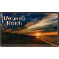 Virginia Beach Sunrise Foil Fridge Magnet
