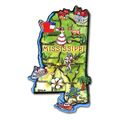 Mississippi The Magnolia State Artwood Jumbo Fr...