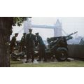 Firing A Military Royal Salute at Tower Bridge ...