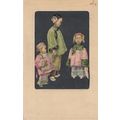 Chinese China Children Antique GP Tea Advertising Postcard