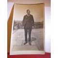 UNKNOWN YOUNG CHAP unused antique postcard real...