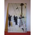 SIGNALLING, ROYAL NAVY no 30 used antique postc...