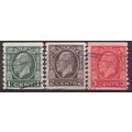 Canada 1933 Coil Stamp Set SG326-328 IMP x Perf...