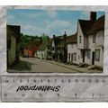 c.1980s postcard Kersey, Suffolk - The Street