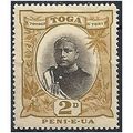 Tonga 1897 SG41 2d Sepia & Bistre (Die II) Moun...
