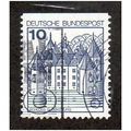 GER 1977 10pf 'CASTLES (EX BOOKLET)' FINE USED ...