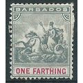Barbados 1892 SG105 1/2d Slate-Grey & Carmine M...