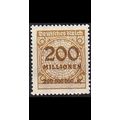 GERMANY REICH [1923] MiNr 0323 APb ( **/mnh )
