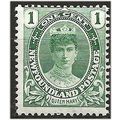 Newfoundland 1915 SG117a 1c Blue-Green Mounted ...