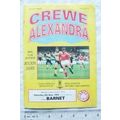 1993 programme Crewe Alexandra FC v. Barnet