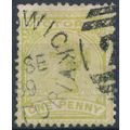 QV: 1d - Victoria 1887 - Used Hinged - SG 312a