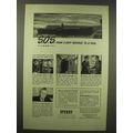 1945 Sperry Corporation Ad - S.O.S. From a Ship Moored