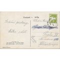 Palestine Tel-aviv Post card 1933 to Czechsolov...