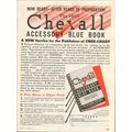 CHEK-CHART CORP 1937 Chexall Accessory Blue Boo...