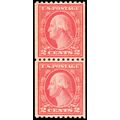 487, Mint 2¢ XF NH GEM Quality Coil Pair - Stua...