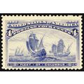 233, Mint FVF NH 4¢ Columbian - VERY FRESH! * S...