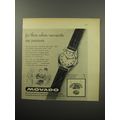 1955 Movado 431 Watch Ad - For those whose moments are precious