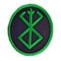 Iron On UK Made Viking Embroidered Patch Berser...