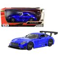 Mercedes AMG GT3 Bright Blue 1/24 Diecast Model...