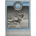 1975 programme Manchester City v. Leeds United