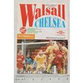 1992 programme Walsall v. Chelsea, League Cup R...
