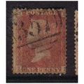 1841/58 1D RED corner letters (LI) F/U CDS R2