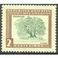 Uruguay 1954 - SG1030 - 2c green and brown - Om...