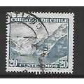 CHILE 1960 VIEWS 20c BLUE INCA LAKE SG 495 FINE...