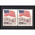 2523 29c U.S. Flag Fine MNH CNP Left 6 PA1208