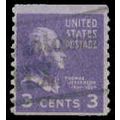 Used 842 3c Thomas Jefferson Fine M08204