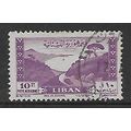 LEBANON 1947 10p MAUVE JOUNIEH BAY SG 343 FINE ...