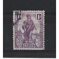 Malta.SG126 1d Bright Violet.Fine Used.Apr25h