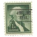 PRECANCEL -T&T ANSELMO, NEB 748 ON 1c LIBERTY