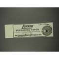 1911 Lufkin Measuring Tapes Ad