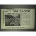 1910 Buckey Traction Co. Trench Excavators Ad